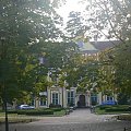 Widok na Pałac Opatów #Jesień