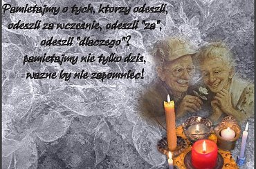 Dzien zadumy i pamieci o tych, ktorzy odeszli... #listopad #Zaduszki #ŚwiętoZmarłych #wspomnienia #pamięć