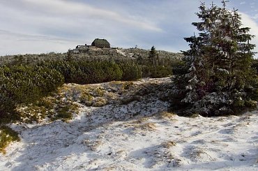 Widok na Szrenicę #Karkonosze #SzklarskaPoręba #góry #krajobraz #zima #Szrenica