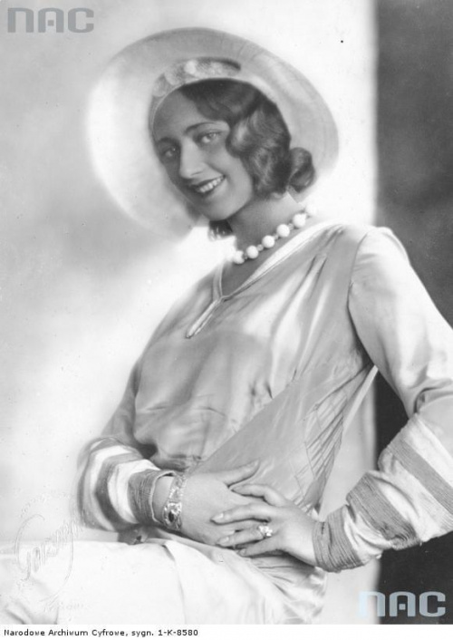 Janina Martini, aktorka. Kraków_1932 r.
