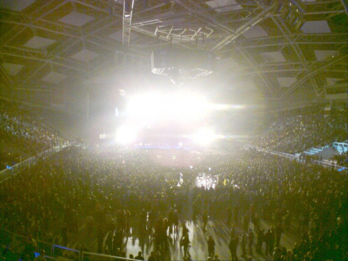 Hala Atlas Arena Łódź , podczas koncertu Depeche Mode 10.02.2010 #hala #atlas #łódź #DepecheMode