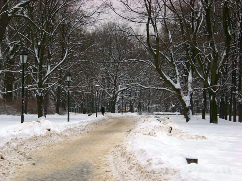 Zima trwa #Warszawa #OgródSaski #zima #śnieg