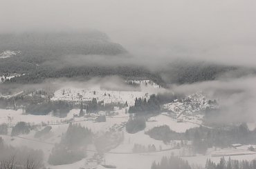 Taki był widok z naszego okna w piatek przed wyjazdem:( #Dolomity #Narty #Latemar