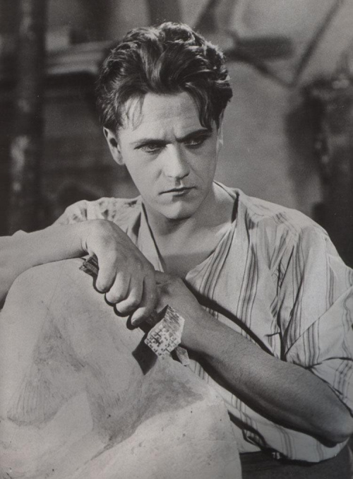 Eugeniusz Bodo, aktor, zdjęcie z filmu " Człowiek o błękitnej duszy "_1929 r.