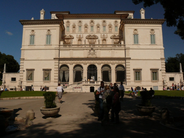 Budynek Galerii Borghese w Villa Borghese #Rzym