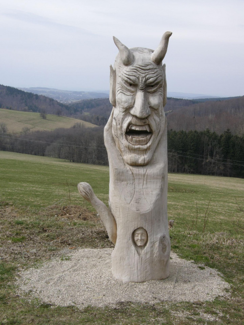 Punkt widokowy w Czechach i górach izerskich z piękną legendą o diable i św. Marcinie #czechy #PunktWidokowy #krajobraz