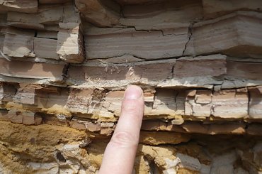 ... #geologia #plejstocen #lodowce #JezioroLodowcowe #osady #OsadyWarwowe #glina