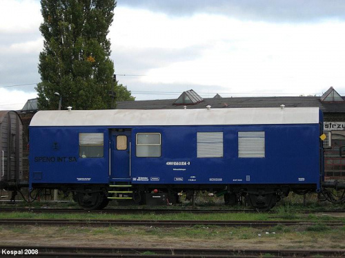 Wagon roboczo mieszkalny od szwajcarskiego pociągu do szlifowania szyn SPENO INT SA