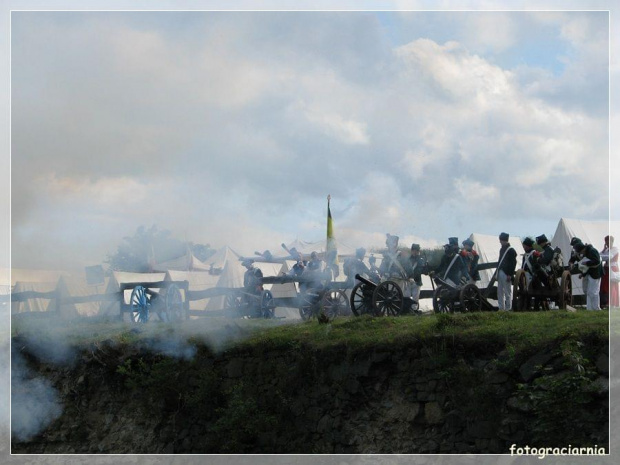 19 czerwca 2010 r. pod Twierdzą Srebrna Góra -inscenizacja historyczna. 200 żołnierzy z epoki napoleońskiej odtwarza bitwę z roku 1807.