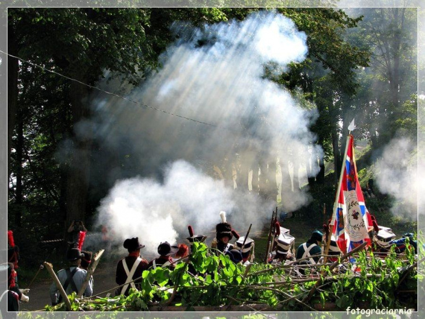 19 czerwca 2010 r. pod Twierdzą Srebrna Góra -inscenizacja historyczna. 200 żołnierzy z epoki napoleońskiej odtwarza bitwę z roku 1807.