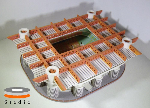 Modele wykonane w technologii druku 3D - stadio.pl #stadion #Druk3D