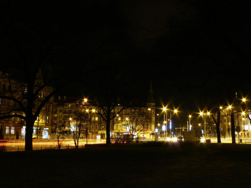 Zimowy wieczór w Szczecinie-01.2012 #zima #architektura #miasto