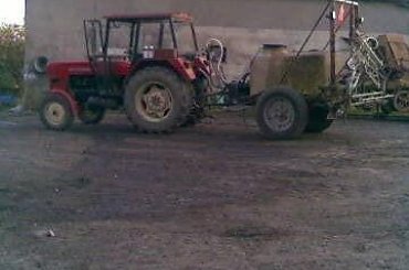 c355 + opryskiwacz #maszyny #rolnictwo