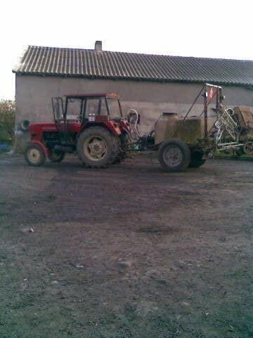 c355 + opryskiwacz #maszyny #rolnictwo