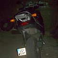 Yamaha Rex na przedłużce amortyzatora
