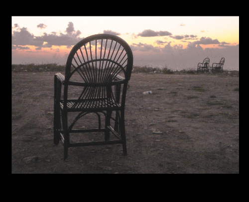 #ZachódSlońca #krzesła