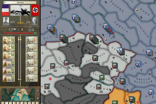 15.III.1941, w drugą rocznicę rozbioru Czechosłowacji, armia francuska zaczęła wypierać Niemców z Czech