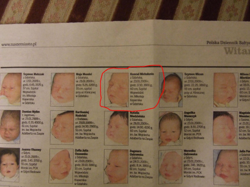 Taki mały a już o mnie głośno