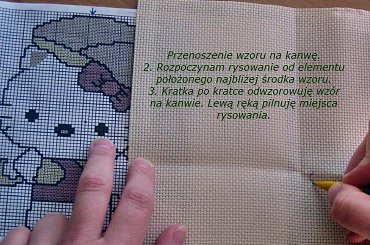przenoszenie wzoru na kanwę #PodstawyHaftuKrzyżykowego #NaukaHaftuKrzyżykowego #HaftKrzyżykowy