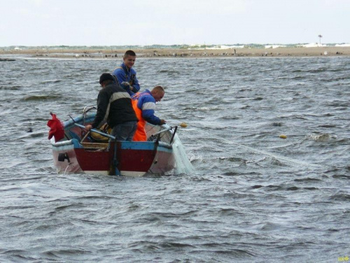 Rybacy-ciężka praca,wyciąganie sieci #Mikoszewo #PrzekopWisły #NadMorzem #rybacy #połowy