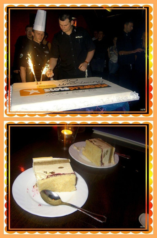Oczywiście urodzinowy tort na 300 osób! #impreza #urodziny #RadioZłotePrzeboje #tort