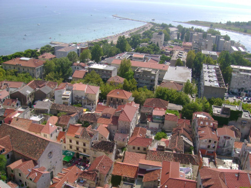 Panorama miasta Omis.