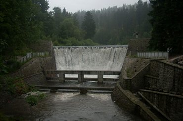 Tama w Wiśle na Wiśle #tama #Wisła #architektura