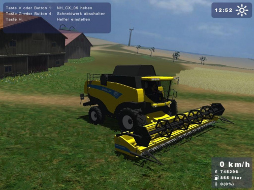 New Holland CX860 żółty #Landwirtschafts #Simulator2009 #NewHolland #Holland #CX860