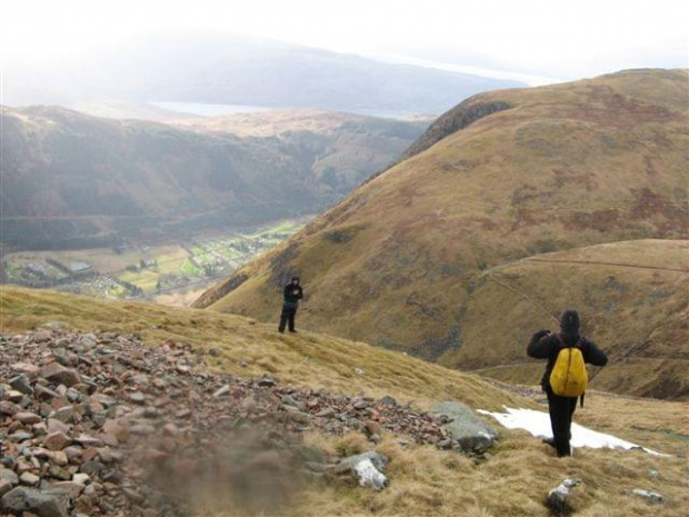 Zejście z Ben Nevis