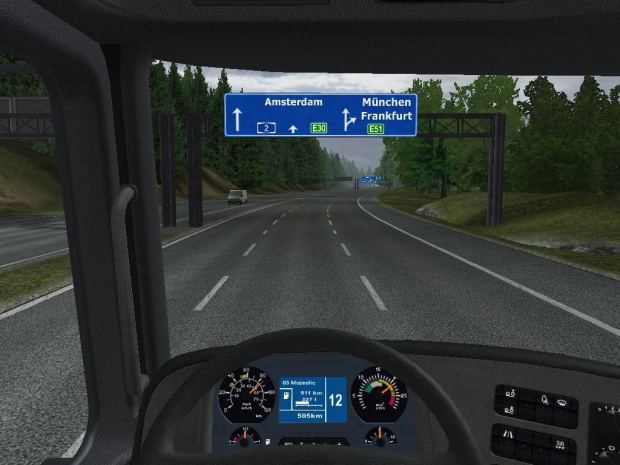 Trasy w firmie Wit Trans. Poniedziałek. #ets #euro #truck #simulator #mercedes #WitTrans